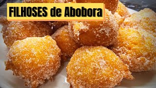 Como Fazer Filhoses de Abobora  Receita Portuguesa [upl. by Karry]