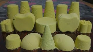 ASMR baking soda satisfying green 💚Baking soda Curshing Asmrexplore [upl. by Kenn261]