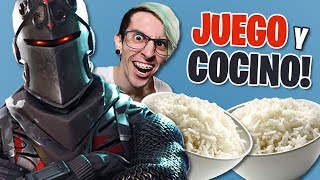 JUGANDO MIENTRAS COCINO   Fortnite Battle Royale [upl. by Kired]