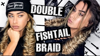 Double Fishtail braids  Hair tutorial [upl. by Ahsiek741]