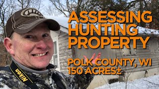 How to Assess Hunting Property Wisconsin Land for Sale in Polk County [upl. by Hnamik376]