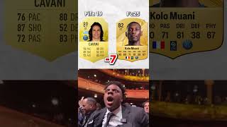 PSG Fifa 19 Vs Now 😂 fifa fc25 football ultimateteam [upl. by Furmark]