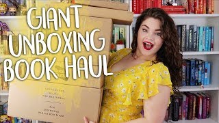 The Biggest Unboxing Book Haul EVER [upl. by Enomsed]