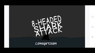 8Headed Shark Attack 2020 Carnage Count But Flipaclip [upl. by Kerin]