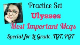 Ulysses Objective Type QuestionsPractice SetMcqs [upl. by Osterhus]