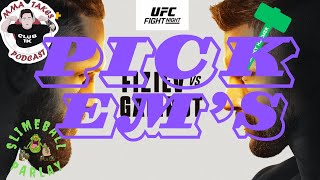 UFC PICK EMS Fiziev Vs Gamrot  Im Back Lets Win Some Bets [upl. by Suertemed]