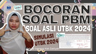 PEMAHAMAN BACAAN DAN MENULIS PBM SOAL ASLI UTBK 2024 [upl. by Gibe]