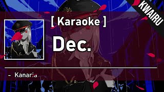 Karaoke Dec  Kanaria [upl. by Apul]