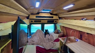 A Realistic Boring Rainy day Living in My Van [upl. by Grimaud]