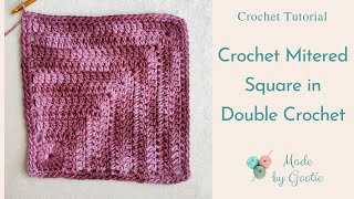 Mitered Square Crochet Pattern  Free Tutorial [upl. by Chrotoem384]