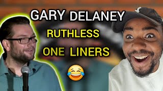 Gary Delaney Ruthless One Liners  REACTION [upl. by Ettenirt]