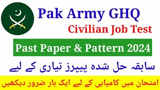 GHQ Civilian Jobs Test Preparation Papers  GHQ Papers For UDC amp LDC  GHQ Past Papers  GHQ Papers [upl. by Dloreg263]