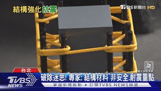 24樓「SRC建築」遇震 房狂晃玻璃櫃竟沒破｜TVBS新聞 TVBSNEWS01 [upl. by Lesak]