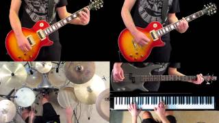 Estranged Guns N Roses Guitar Bass Piano Drum Cover [upl. by Habeh]