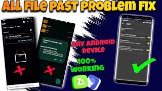 All file Peste problem fix ✅ zarchiver data file problem fix any Android device [upl. by Korney7]