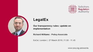 LegalEx 2019  Our transparency rules [upl. by Zuckerman]