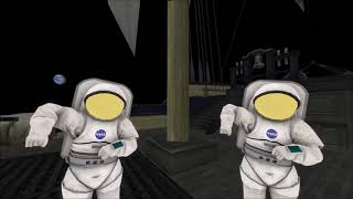 Were Whalers on the moon 10Hour Loop Text to Speech Moonbase Alpha [upl. by Yl]