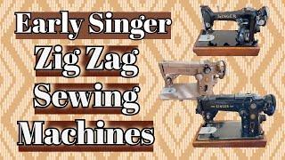 Vintage Singer Zig Zag Sewing Machines [upl. by Eedeed]