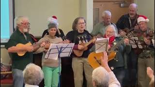 Playing the old Pogues song The Waxies Dargle with Phoenix the Hackney U3A uke band [upl. by Adeys80]