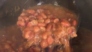 Anasazi Beans with Pulled Pork Butt [upl. by Annoeik]