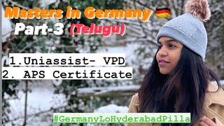 Part4 Masters in Germany  uniassist APS Certificate  Telugu Vlog germanylohyderabadpilla [upl. by Dean]