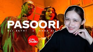 Reacting to Pasoori  Coke Studio  Season 14  Ali Sethi x Shae Gill [upl. by Chelsey]