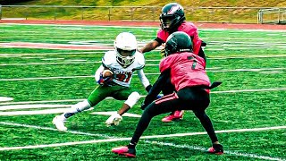 1 Georgia Eagles vs 4 Montgomery Gators🔥🔥STATEMENT GAME 10U Youth Football  WARZONE amp EYSN [upl. by Peednus]