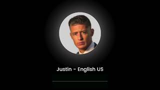 Multilingual LLM Voice Justin  Perfect for Social Media and Ads [upl. by Pirzada]