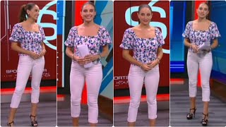 🤍 SEXY PANTALÓN BLANCO DE PAULINA GARCÍA ROBLES 🤍 [upl. by Crawford]