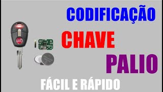 Codificando Controle Chave Linha Palio  Fácil e Rápido [upl. by Auhsuoj]