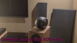 Devialet Phantom 1 vs Reactor 600watts [upl. by Farland165]