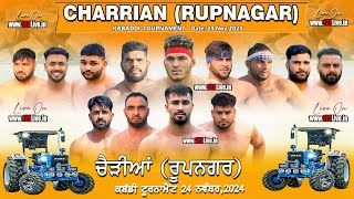 🔴Live Charrian Ropar Kabaddi Tournament 24112024www123Livein [upl. by Fonsie]