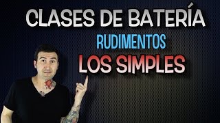 Clases de batería  Rudimentos  Simples 1 [upl. by Nakhsa]