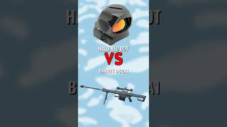 RED DOT VS BARRETT 50 CAL shorts ytshorts fyp pewpew shortsvideo barrett zerotech [upl. by Droffig]