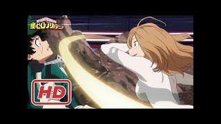 Deku vs Camie Utsushimi  Provisional License Exam [upl. by Ydderf]