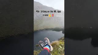 Mt Apo crater 🇵🇭🫰‼️shortvideo shortsphilippines fypyoutube moananegra viralvideo mtapocrater [upl. by Spracklen]