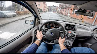 2004 Fiat Panda 11 MPI 54 HP POV Test Drive [upl. by Wash]