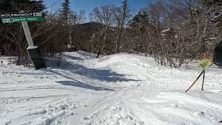 Killington VT 32424 930am Gateway to Roundabout Glade [upl. by Imeon]