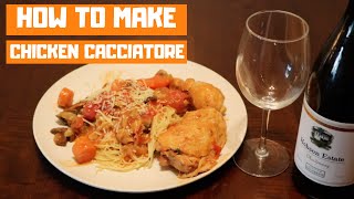 Authentic Chicken Cacciatore Make Authentic Italian Food Authentic Italian Recipes [upl. by Gabby304]