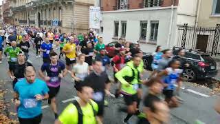 Marathon des Géants  Toulouse 2024 Départ SemiMarathon  Start 38 [upl. by Laughlin]