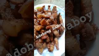 Adobong baboy corner adobo lutongbahay pinoyfood [upl. by Ney]