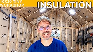 Building a Tiny Workshop Insulation [upl. by Riti]