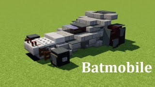 ✔ Minecraft  Batmobile Yapımı  Tutorial Batman vs Superman Batmobile [upl. by Atnicaj270]