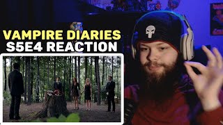 The Vampire Diaries quotFOR WHOM THE BELL TOLLSquot S5E4 REACTION [upl. by Ellehsat413]