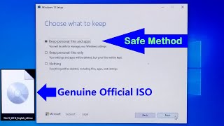 How to Update Windows 10 Manually Using Official Windows 10 ISO Safe Method for Every Computers [upl. by Delsman]