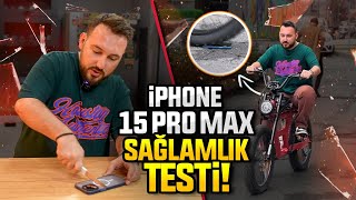 iPhone 15 Pro Max sağlamlık testi  100000 TLlik iPhone’a ne oldu [upl. by Chapa]