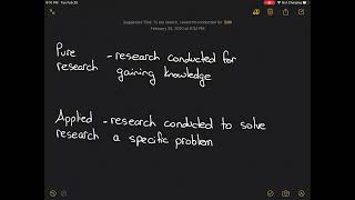 Compare and contrast pure research and applied research [upl. by Rellek]