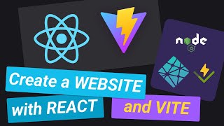 Create and Deploy a Website with REACT and VITE in under 10 minutes [upl. by Ahsuat]