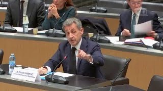 Nucléaire suivez en direct laudition de Nicolas Sarkozy en commission denquête à lAssemblée [upl. by Ainsworth866]