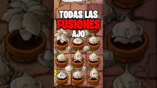 TODAS las FUSIÓNES DEL AJO en plantasvszombies [upl. by Alhan501]